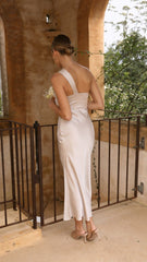 Sabine Midi Dress - Champagne