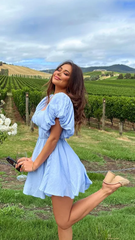 Adi Mini Dress - Blue