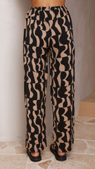 Montana Pants - Black/Brown