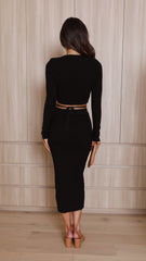 Leandra Knit Top - Black