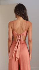 Anna Top and Pant Set - Peach