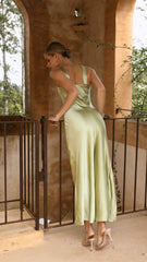 Hadria Midi Dress - Lime