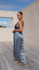 Tyra Maxi Dress - Slate Blue