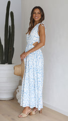 Dana Maxi Dress - Thalassa Print