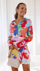 Emily Mini Dress - Multi