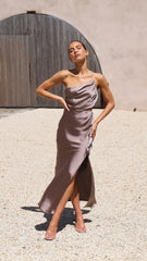 Nyla Maxi Dress - Mushroom