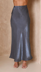 Gia Maxi Skirt - Midnight Blue