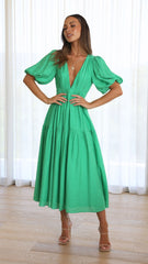 Erin Midi Dress - Green