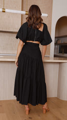 Jenni Maxi Skirt - Black