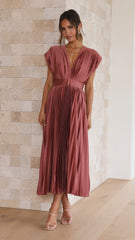 Gina Maxi Dress - Chocolate