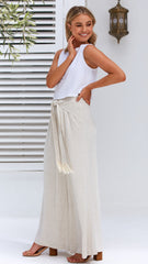 Persephone Crop Top - White