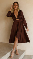 Starry Nights Dress - Chocolate