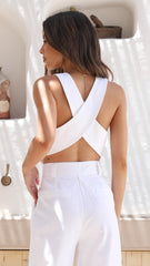 Eve Vest Top - White