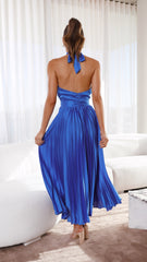 Charlotte Midi Dress - Blue