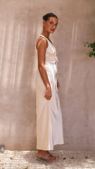 Amber Maxi Dress - Champagne