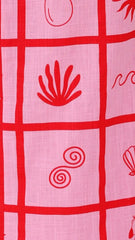 Frannie Shirt Dress - Pink Soleil