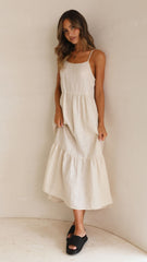 Nico Maxi Dress - Natural
