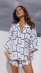 Sundown Shirt - Shell Print