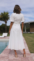 Sweetie Midi Dress - White