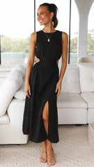 Jamila Midi Dress - Black