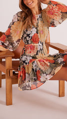 Clementine Mini Dress - Vintage Floral