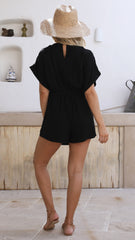 Tarika Playsuit - Black