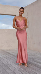 Gisella Maxi Dress - Baked Rose