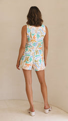 Siani Shorts - Tierra Print