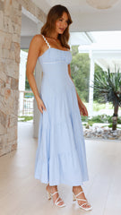 Carlita Maxi Dress - Blue