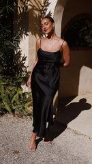 Celina Midi Dress - Black