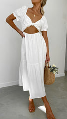 Sami Maxi Dress - White