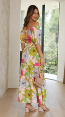 Calueleah Skirt - Pink Floral