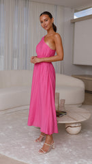 Erica Midi Dress - Pink