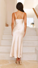 Saskia Maxi Dress - Champagne