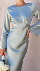 Aubrey Midi Dress - Olive