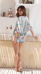 Gabriella Top - Messina Print
