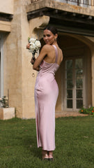 Sabine Midi Dress - Dusty Pink