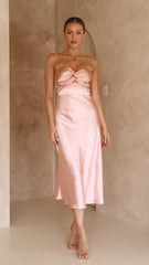 Carmelia Maxi Dress - Salmon/Blush