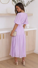 Erin Midi Dress - Lilac