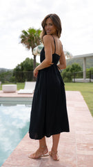 Sachi Midi Dress - Black