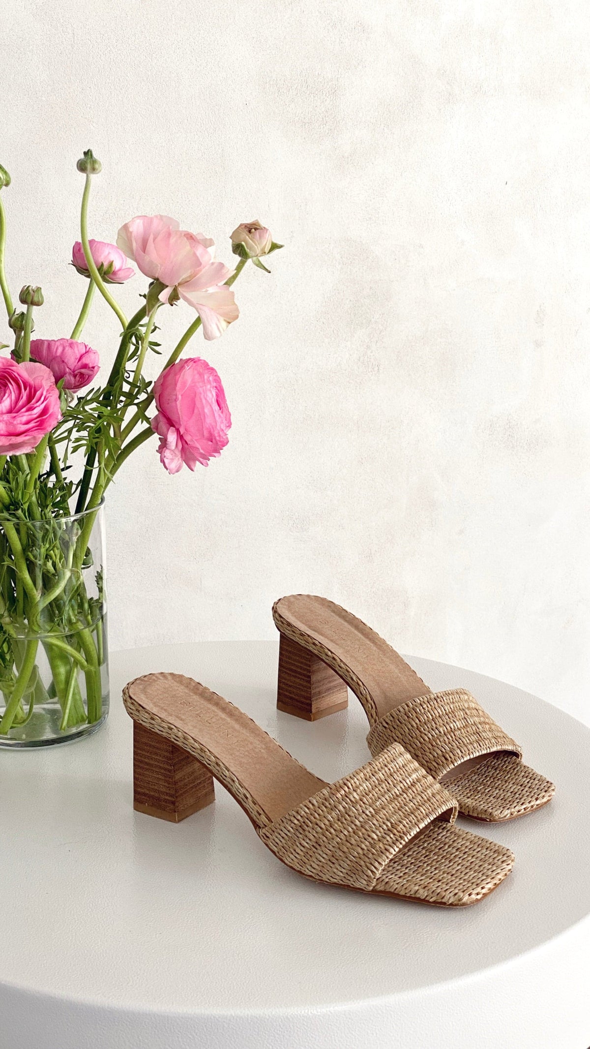 Ukko Heel - Camel Raffia