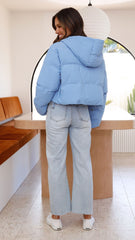 Cody Puffer Jacket - Cornflower Blue