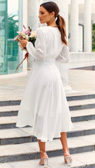 Starry Nights Dress - White