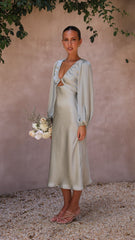 Cleo Midi Dress - Olive