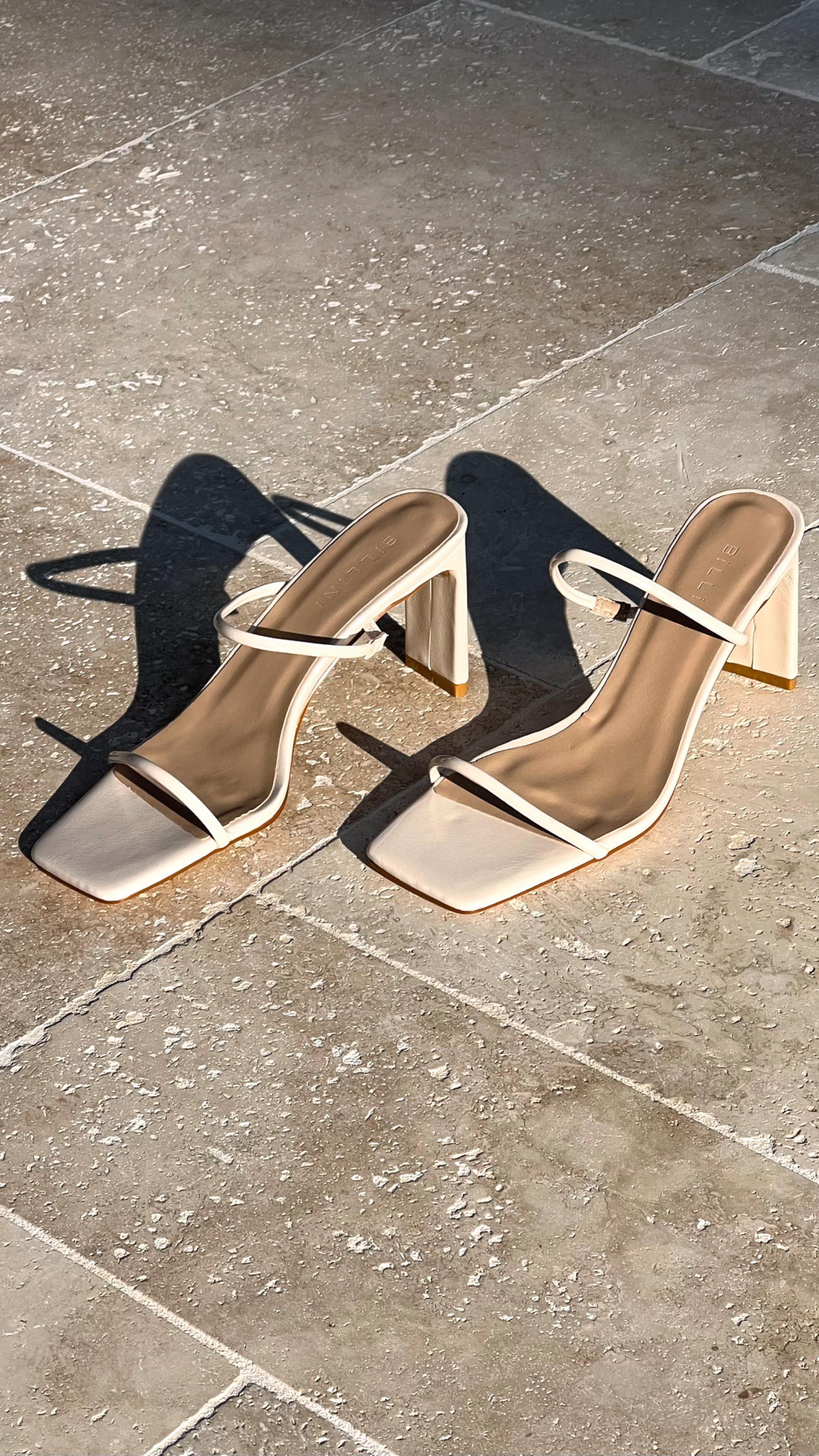 Kamila Heel - Chalk