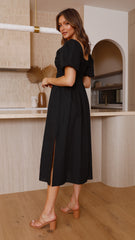 Fiore Maxi Dress - Black