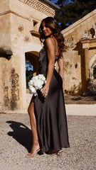 Ilana Maxi Dress - Espresso