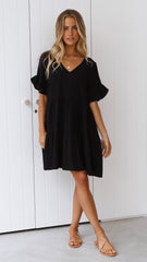 Mariah Mini Dress - Black