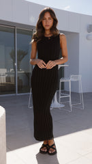 Malani Midi Dress - Black