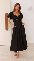 Christina Maxi Dress - Black